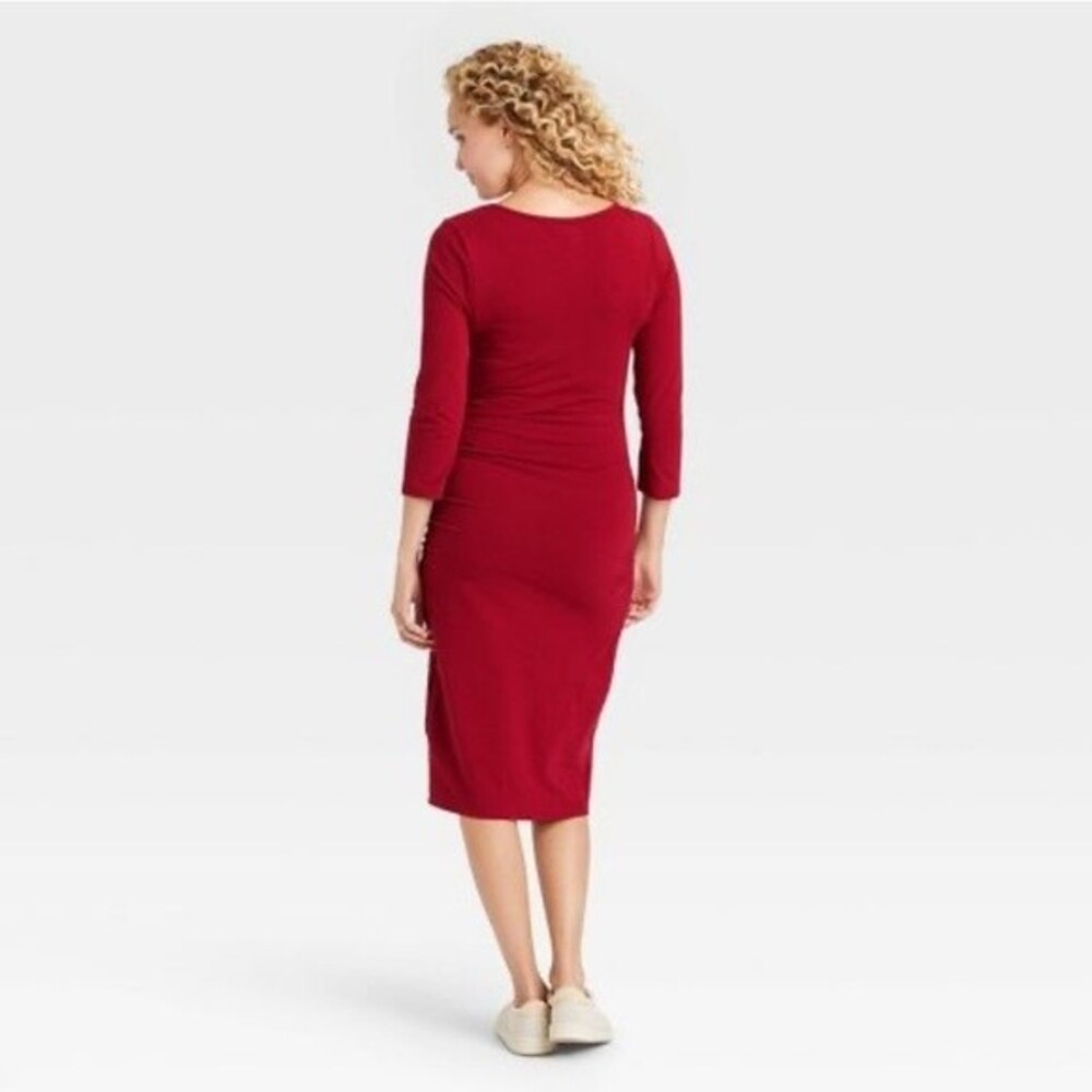 NWT Isabel Maternity‎ | 3/4 Sleeve T-Shirt Maternity Dress M - Picture 2 of 7